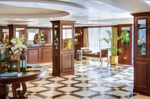 Lobby of the MS Tosca Nile Cruise Nile cruise